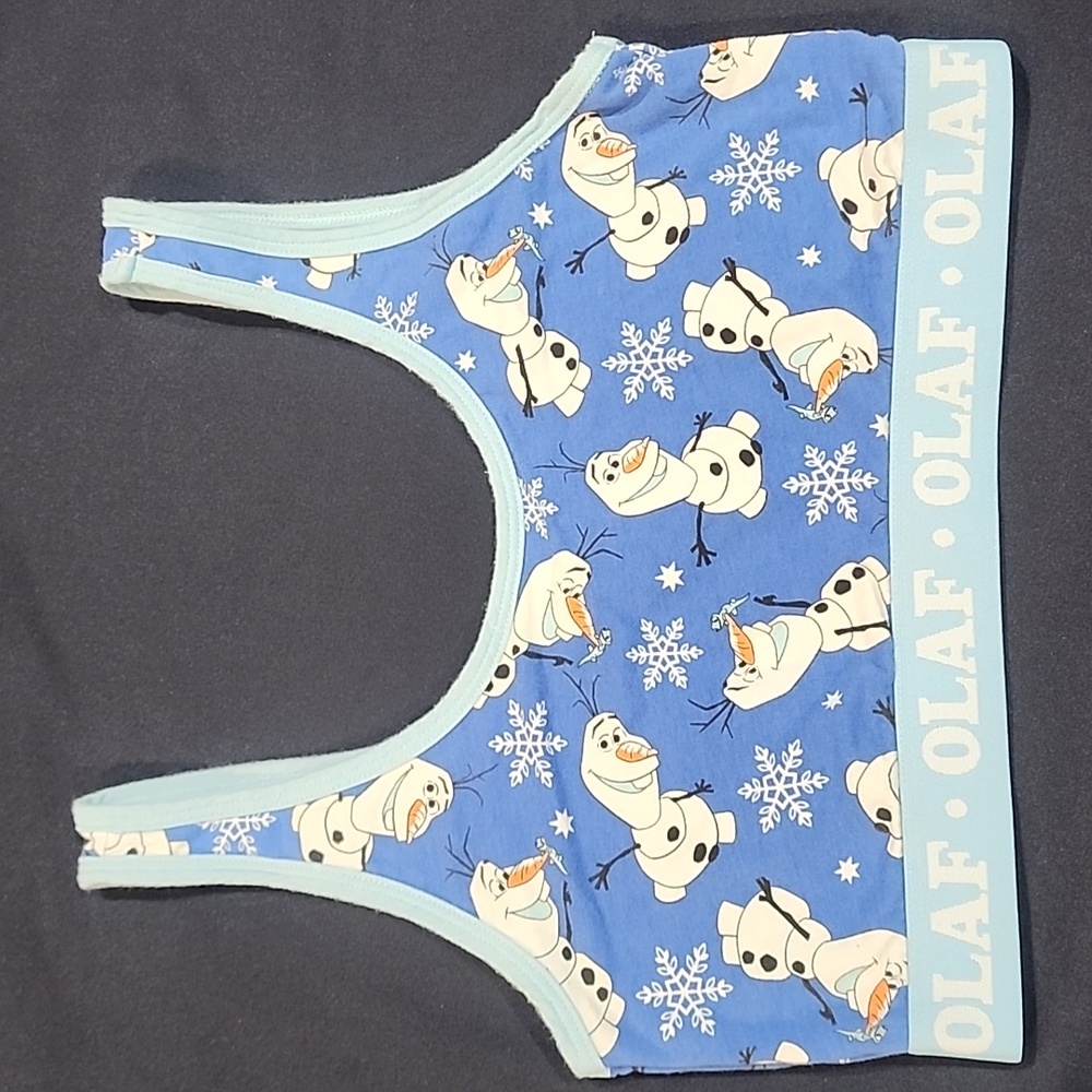 TORRID - DISNEY FROZEN Adorable Olaf snowflake sports bra